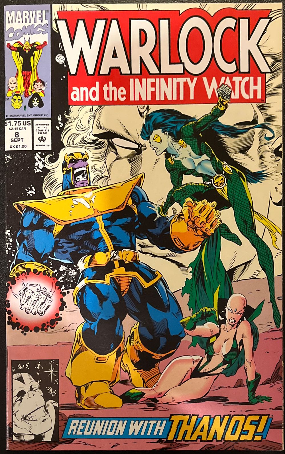 Warlock And The Infinity Watch - Marvel Comics (8 - Sep 1992) comic book collectible [Barcode 071486018971] - Main Image 2