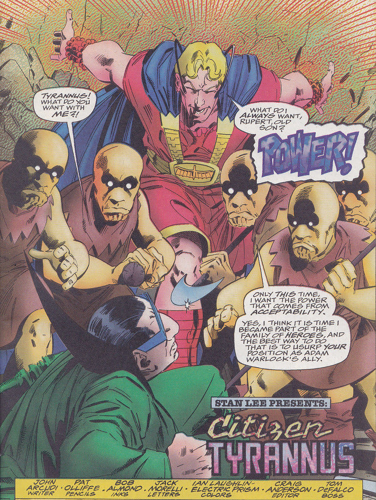 Warlock And The Infinity Watch - Marvel (35 - Dec 1994) comic book collectible [Barcode 759606040605] - Main Image 3