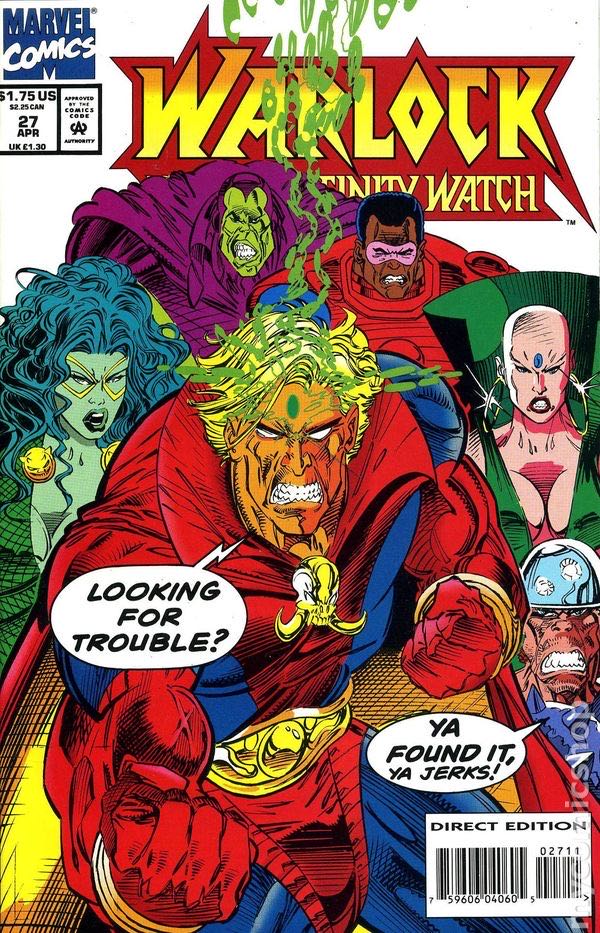 Warlock And The Infinity Watch - Marvel (35 - Dec 1994) comic book collectible [Barcode 759606040605] - Main Image 4