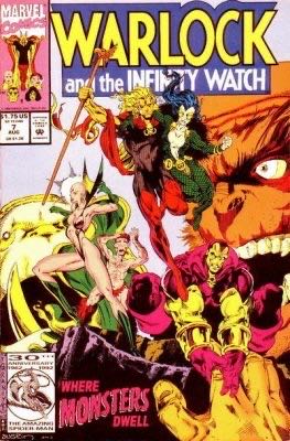 Warlock And The Infinity Watch MAR.V1.034 - Marvel Comics (34 - 11/1994) comic book collectible [Barcode 759606040605] - Main Image 3