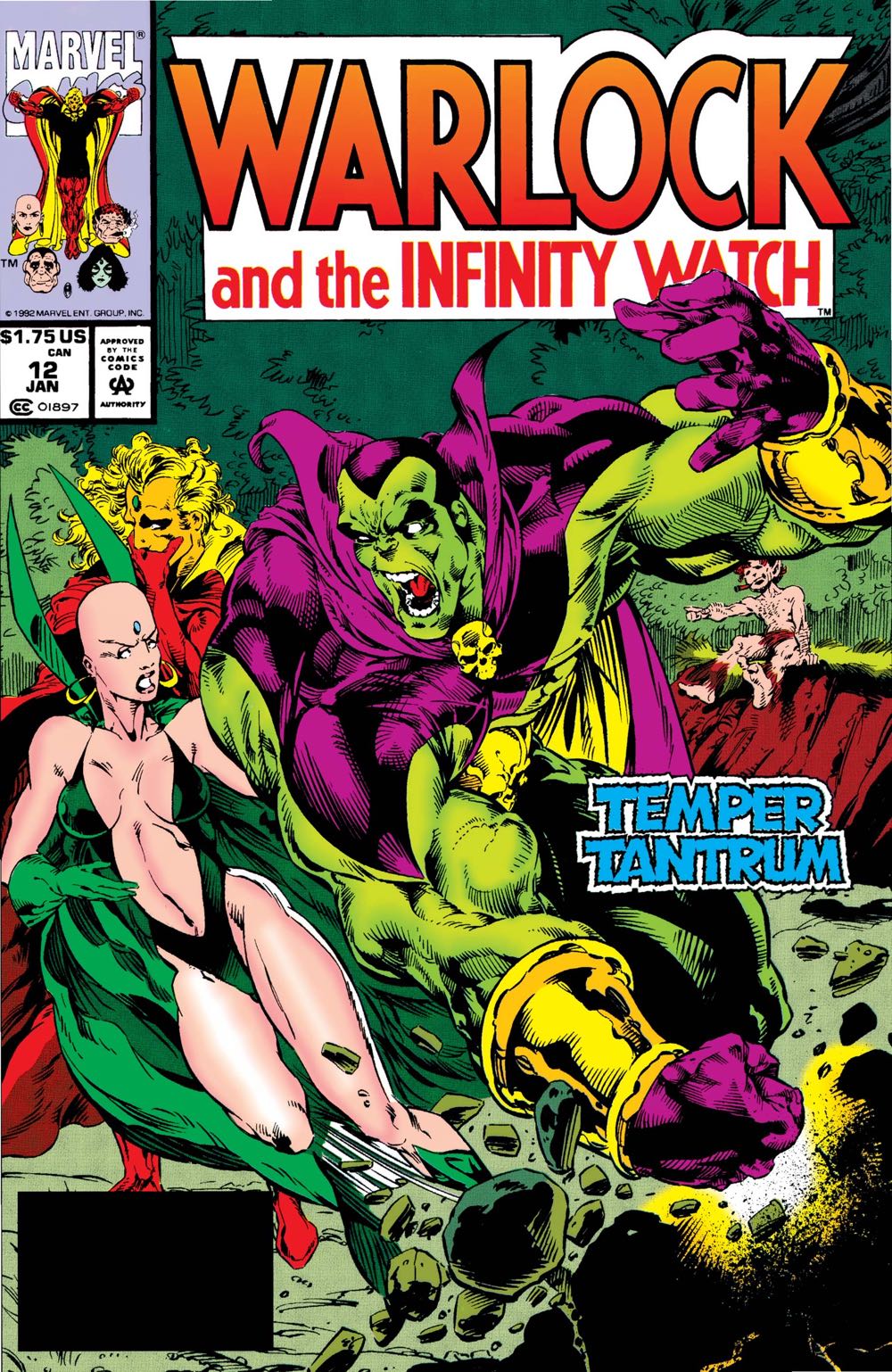 Warlock And The Infinity Watch MAR.V1.040 - Marvel Comics (40 - 05/1995) comic book collectible [Barcode 759606040605] - Main Image 3