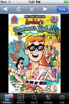 Archies Summer Splash  (1) comic book collectible [Barcode 6281620101] - Main Image 1