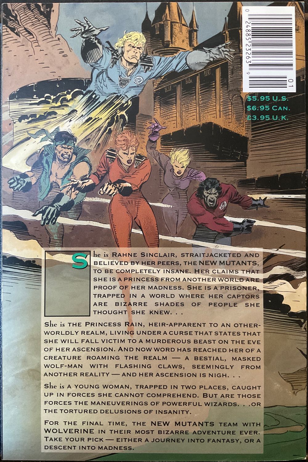 Wolverine Rahne Of Terra - Marvel Comics (1 - Aug 1991) comic book collectible [Barcode 024885232639] - Main Image 2