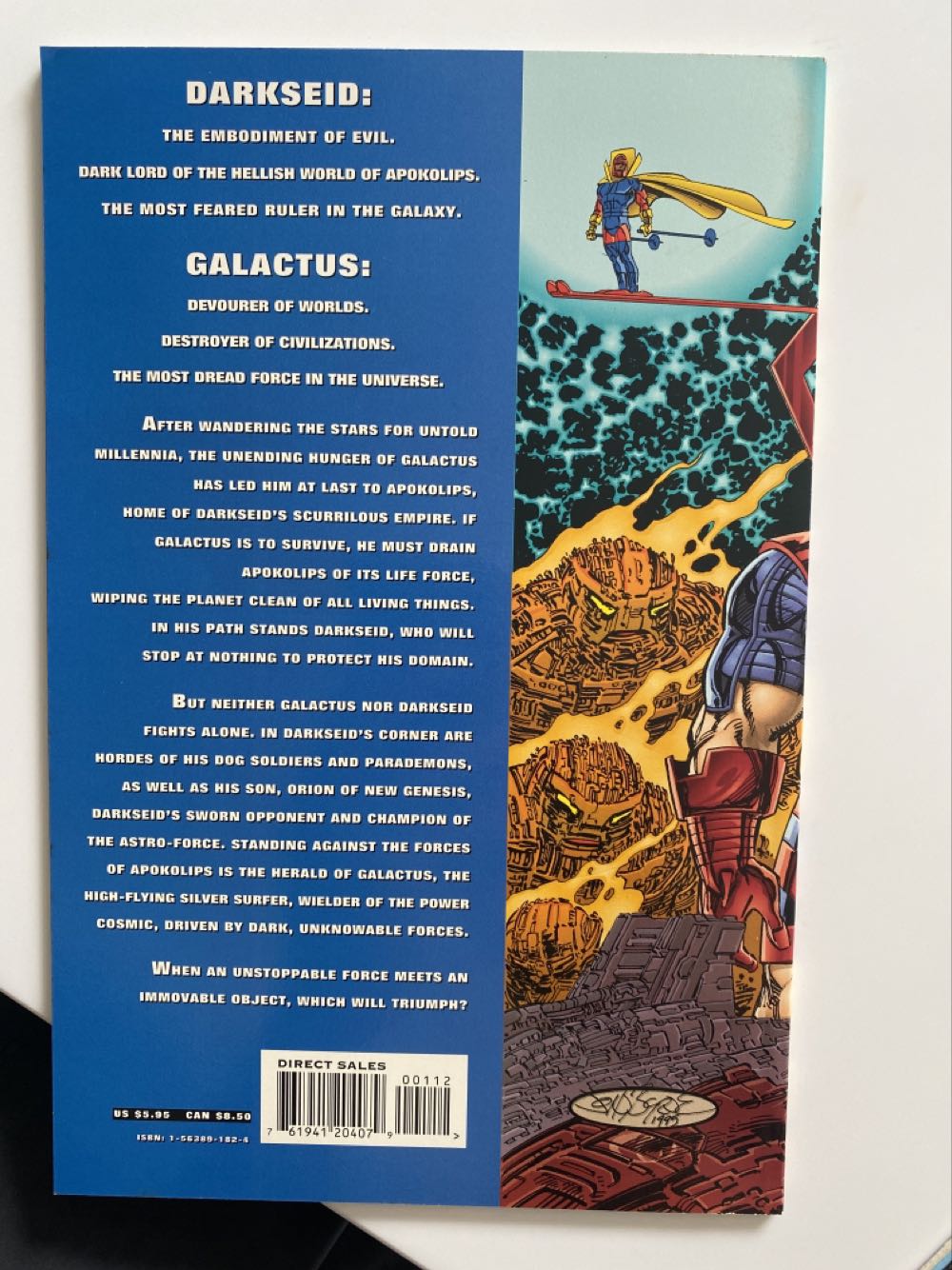 Darkseid/Galactus The Hunger - DC Comics / Marvel Comics (1 - Mar 1995) comic book collectible [Barcode 761941204079] - Main Image 2