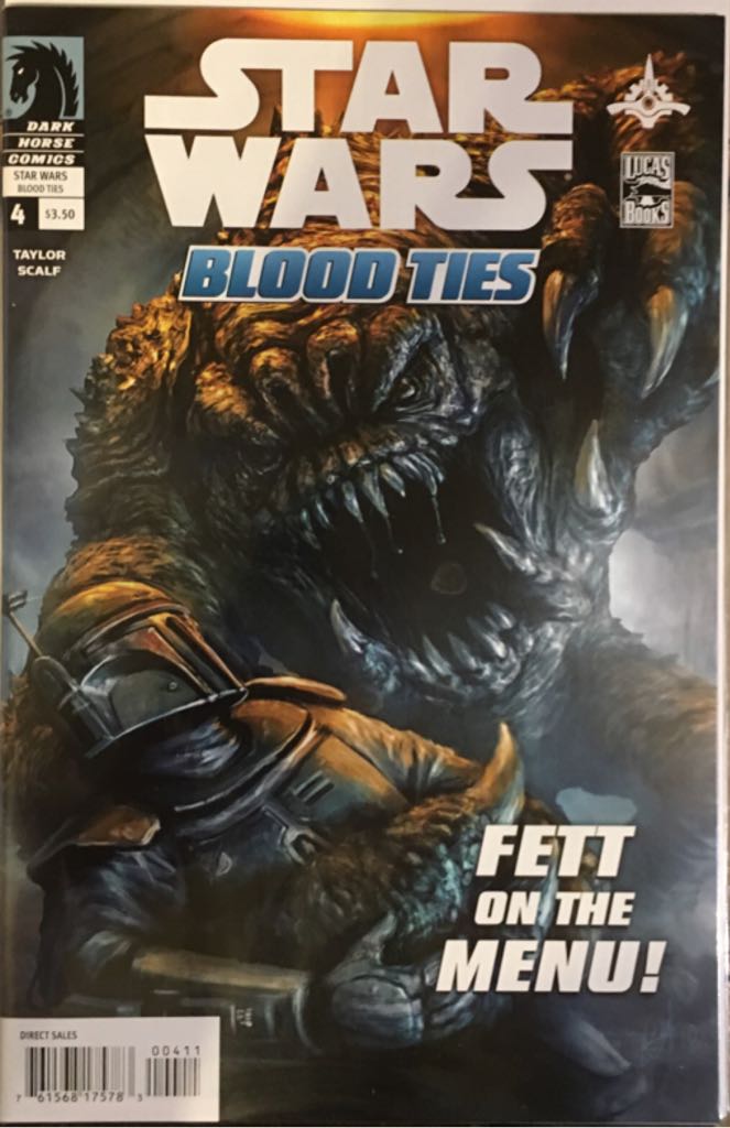 Star Wars: Blood Ties - Dark Horse (4 - Nov 2010) comic book collectible [Barcode 76156817578300411] - Main Image 1