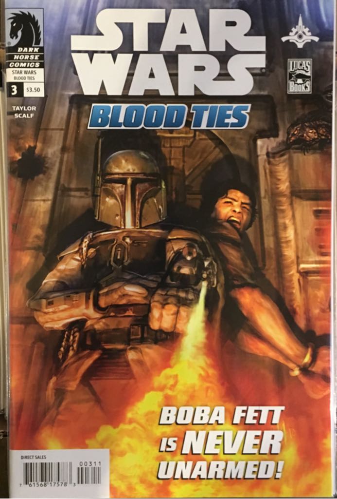 Star Wars: Blood Ties - Dark Horse Comics (3 - Oct 2010) comic book collectible [Barcode 76156817578300311] - Main Image 1