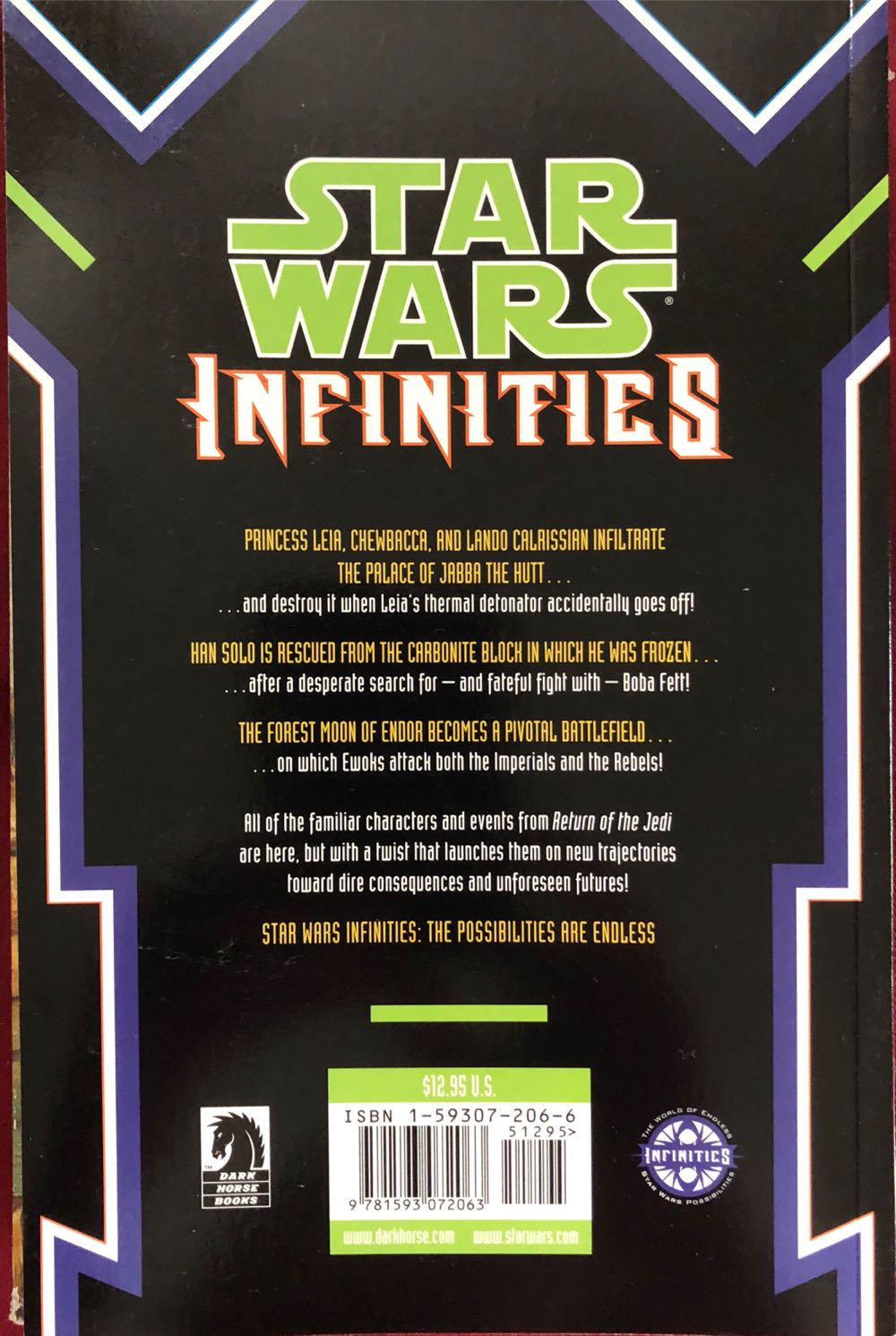 Star Wars Infinities: Return of the Jedi - Dark Horse Comics (3) comic book collectible [Barcode 9781593072063] - Main Image 2
