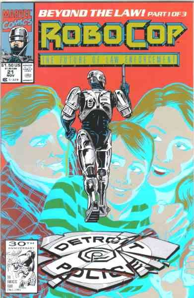 Robocop - Marvel Comics Group (21 - 11/1991) comic book collectible - Main Image 1