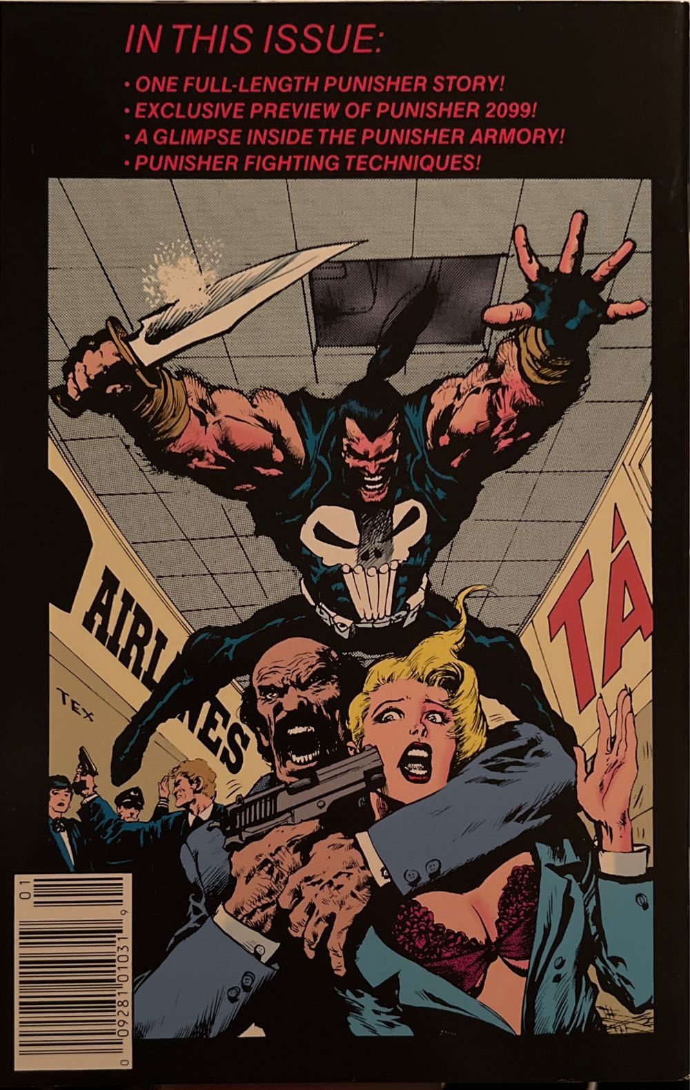 Punisher War Journal - Marvel (50 - Jan 1993) comic book collectible [Barcode 009281010319] - Main Image 2