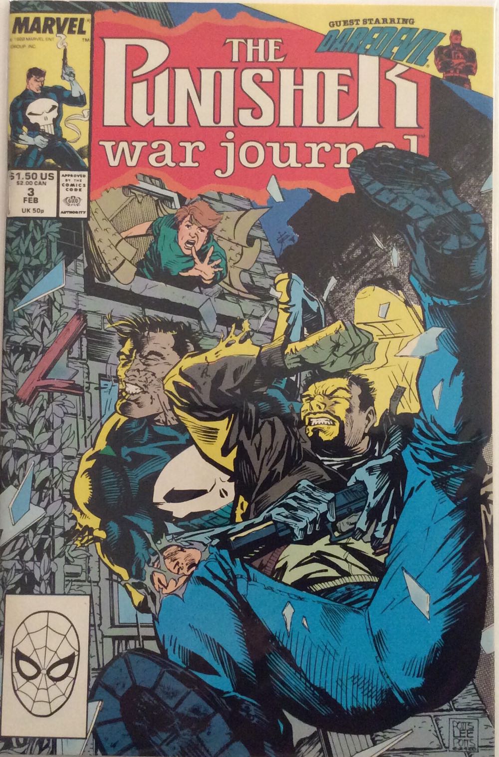Punisher War Journal, The - Marvel Comics (3 - 02/1989) comic book collectible [Barcode 759606059799] - Main Image 2