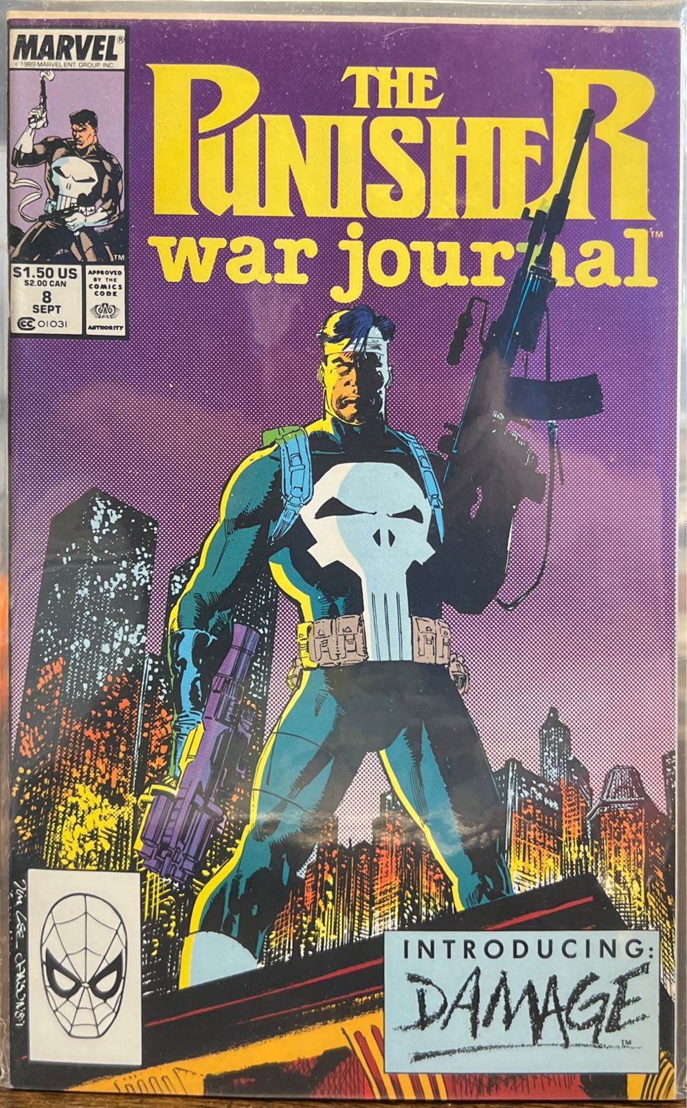 The Punisher War Journal (1988) - Marvel Comics (8 - 09/1989) comic book collectible [Barcode 759606040636] - Main Image 2