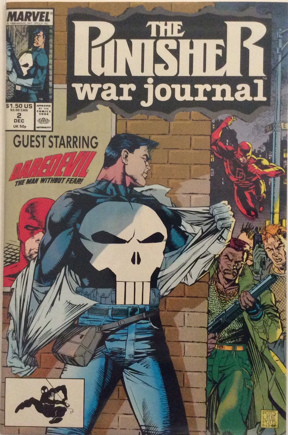 Punisher: War Journal Vol 1 - Marvel (2 - 12/1988) comic book collectible - Main Image 2
