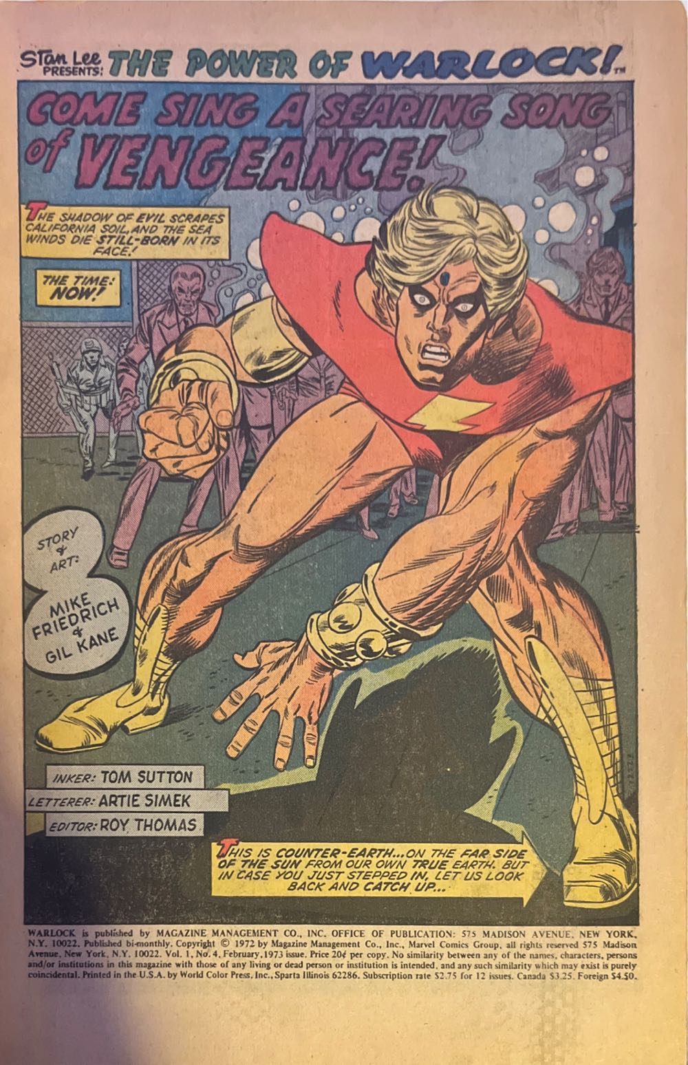 The Power Of… Warlock  (4) comic book collectible - Main Image 3