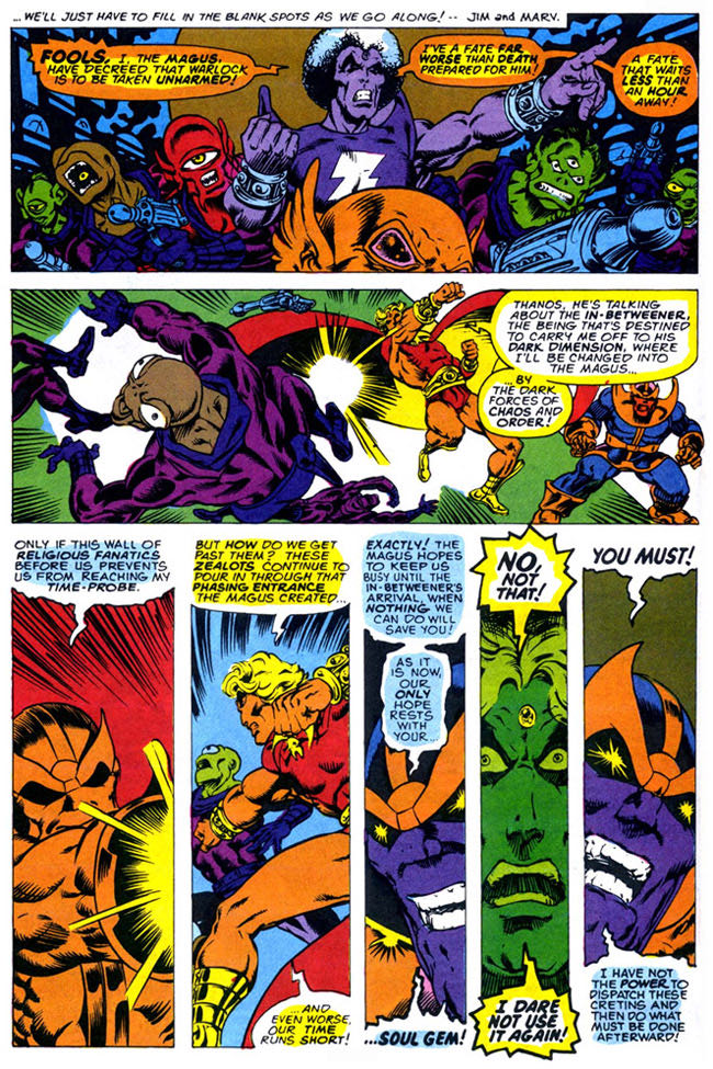 The Power Of… Warlock - Marvel Comics (11 - Apr 1976) comic book collectible - Main Image 2