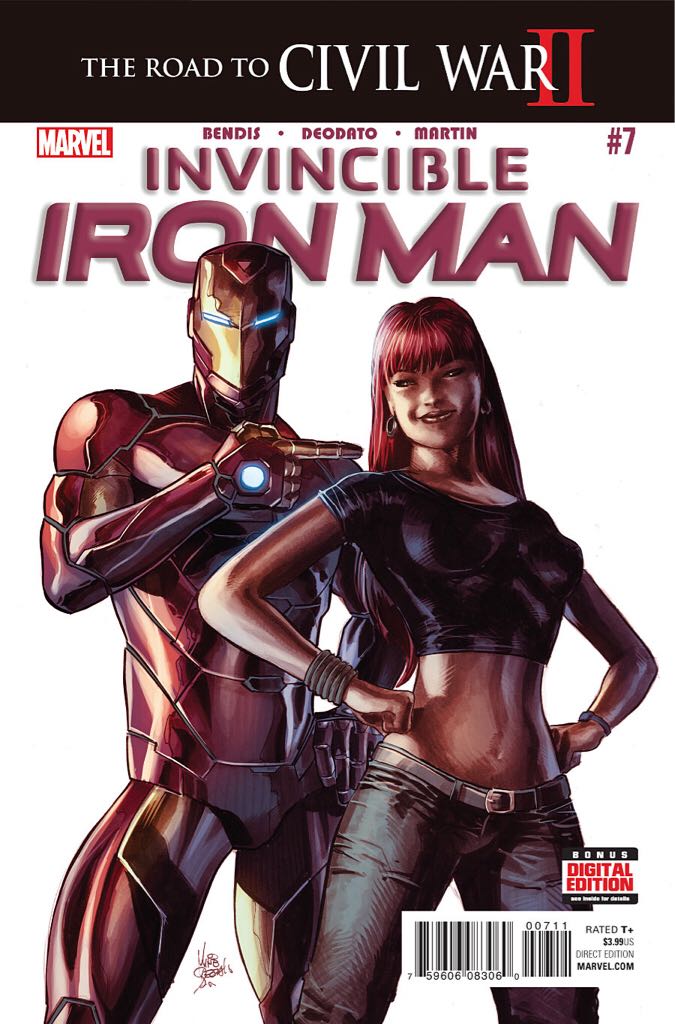 Invincible Iron Man - Marvel Comics (7 - May 2016) comic book collectible [Barcode 759606044573] - Main Image 1