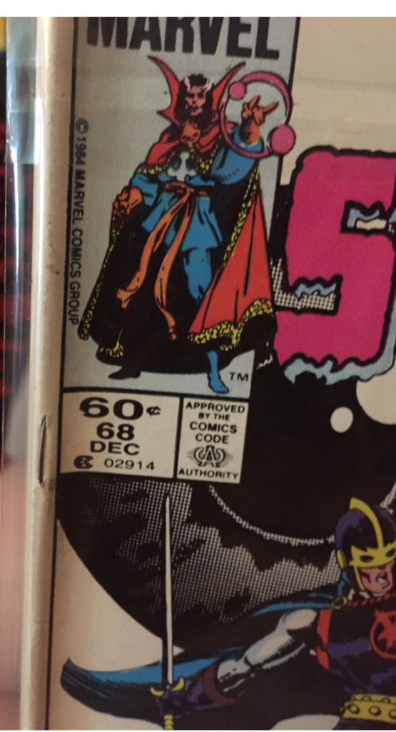 Doctor Strange: Master Of The Mystic Arts - Marvel Comics (68 - Dec 1984) comic book collectible [Barcode 071486029144] - Main Image 2