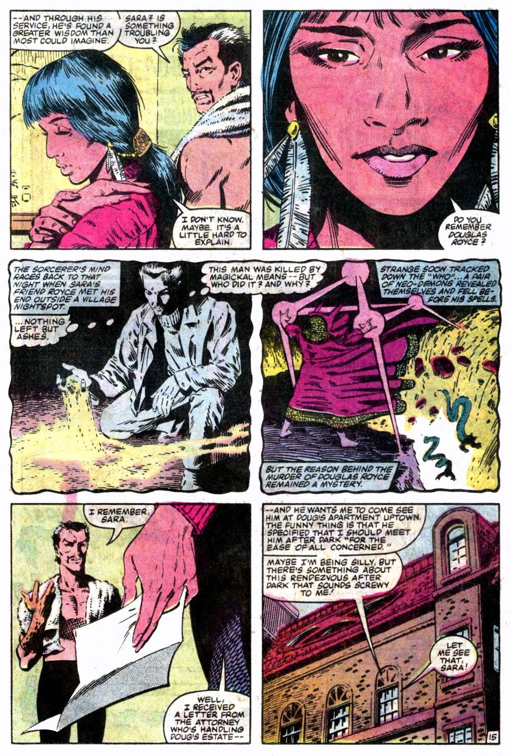 Doctor Strange #58 - Marvel (58 - Apr 1983) comic book collectible [Barcode 759606047321] - Main Image 3
