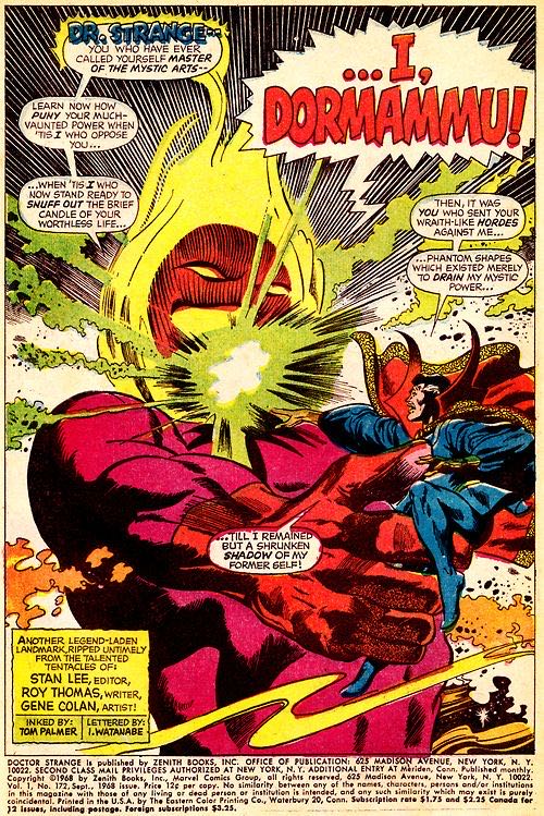 Doctor Strange (Vol 1) - Marvel Comic Group (172 - Sep 1968) comic book collectible [Barcode 759606047321] - Main Image 3