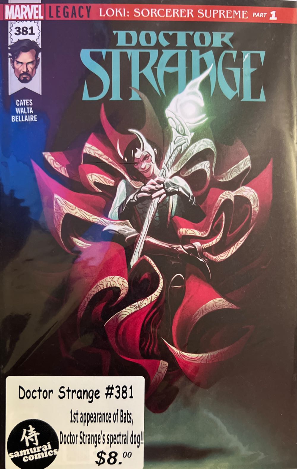 Doctor Strange #381 - Marvel Comics (381 - Jan 2018) comic book collectible - Main Image 2