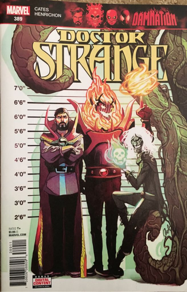 Doctor Strange (2015) - Marvel (389 - Jun 2018) comic book collectible [Barcode 75960608809638911] - Main Image 1