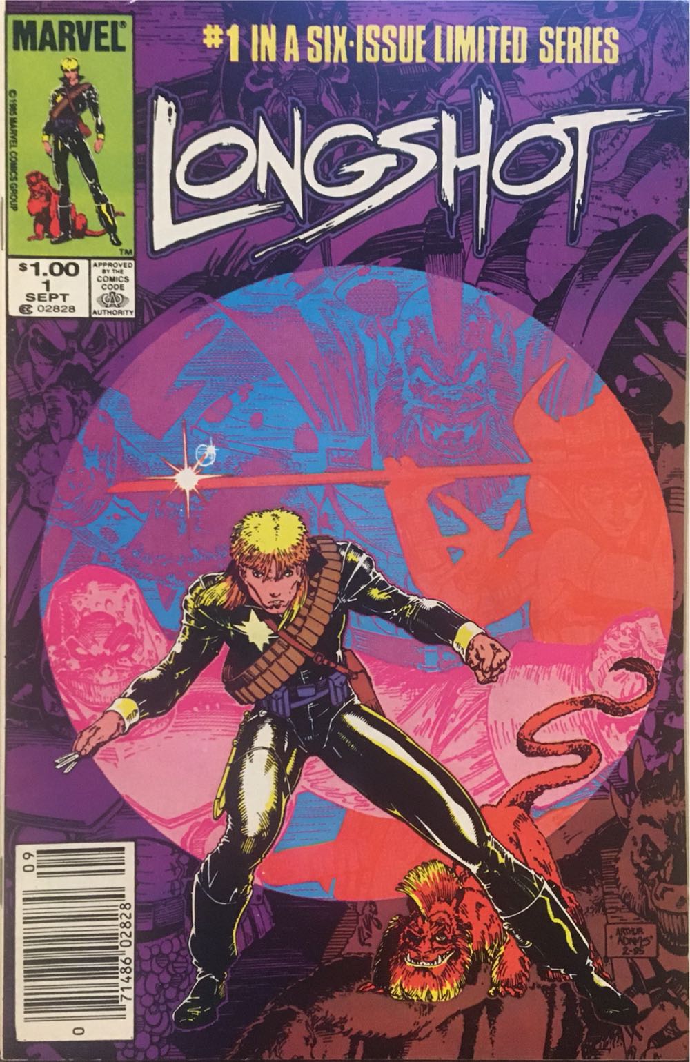 Longshot - Marvel Comics (1 - Sep 1985) comic book collectible [Barcode 071486028284] - Main Image 2