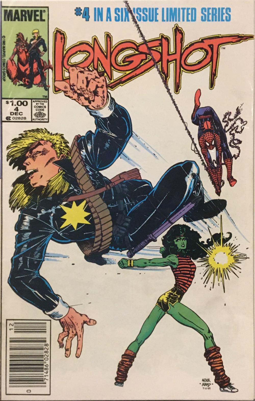 Longshot - Marvel Comcs (4 - Dec 1985) comic book collectible [Barcode 071486028284] - Main Image 2