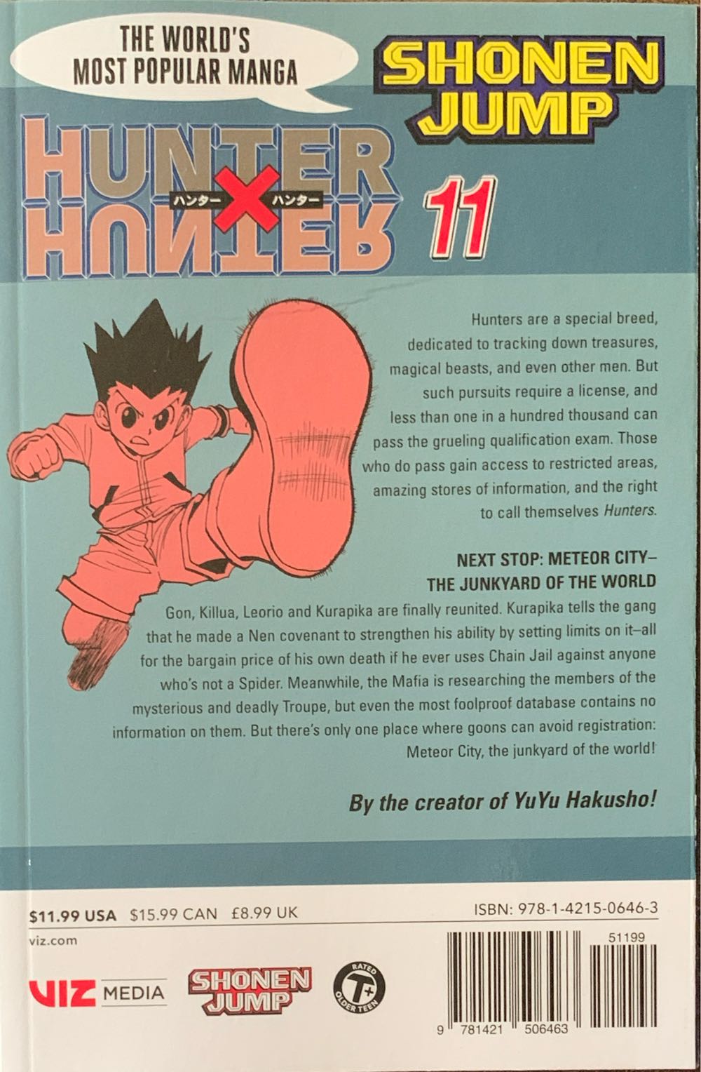 Next Stop: Meteor City—The Junkyard of the World - VIZ Media / Shonen Jump (11) comic book collectible [Barcode 9781421506463] - Main Image 2