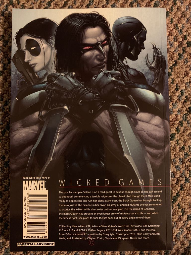 Necrosha X  (1) comic book collectible [Barcode 9780785146759] - Main Image 2