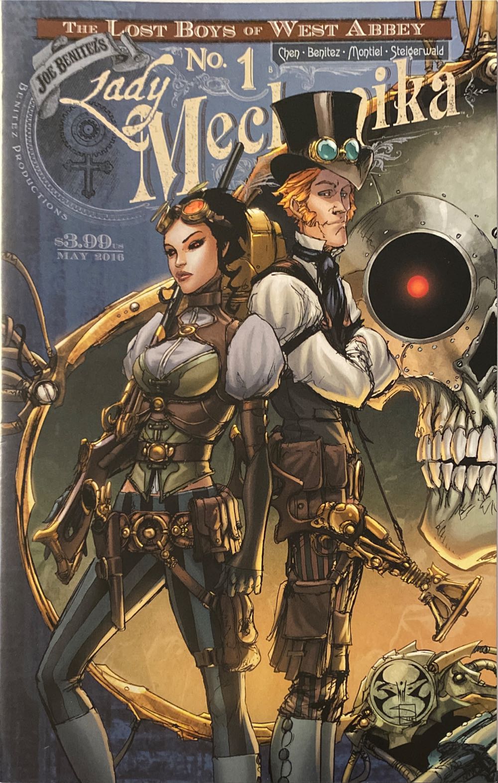 Lady Mechanika: The Lost Boys Of West Abbey - Benitez Productions (1 - May 2016) comic book collectible [Barcode 70623833130400711] - Main Image 2