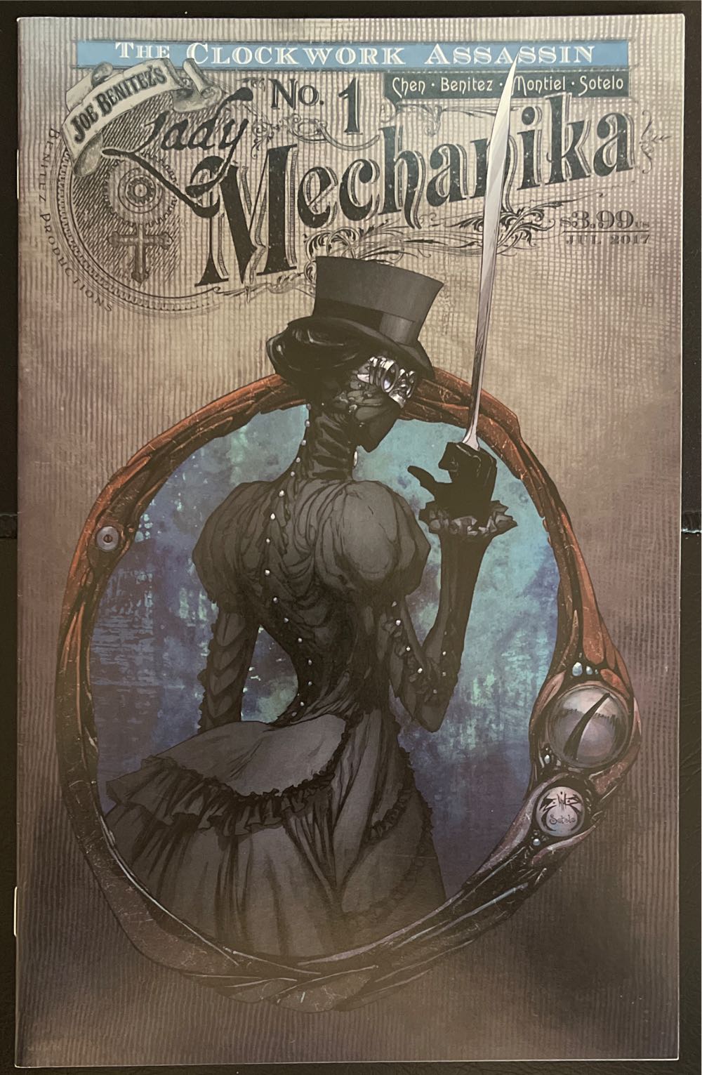 Lady Mechanika: The Clockwork Assassin - Benitez Productions (1 - Jul 2017) comic book collectible [Barcode 70623833130401211] - Main Image 2