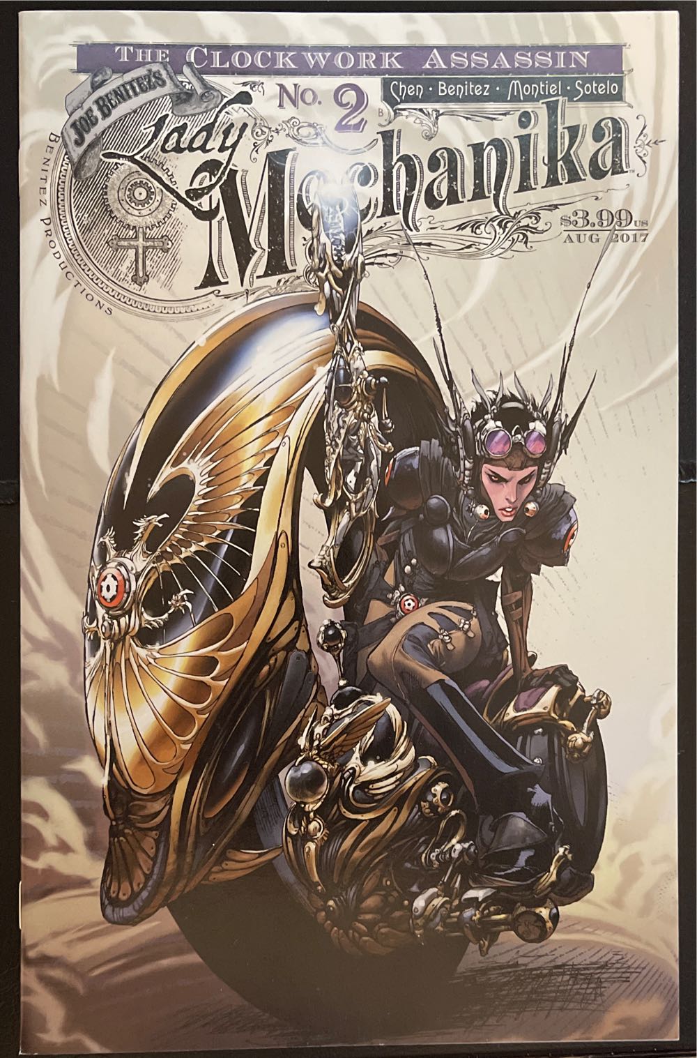 Lady Mechanika: The Clockwork Assassin - Benitez Productions (2 - Aug 2017) comic book collectible [Barcode 70623833130401311] - Main Image 2