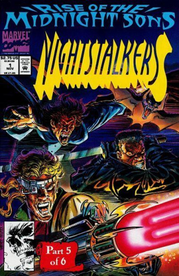 Rise of the Midnight Sons - Marvel (5 - Nov 1992) comic book collectible [Barcode 071486019282] - Main Image 1