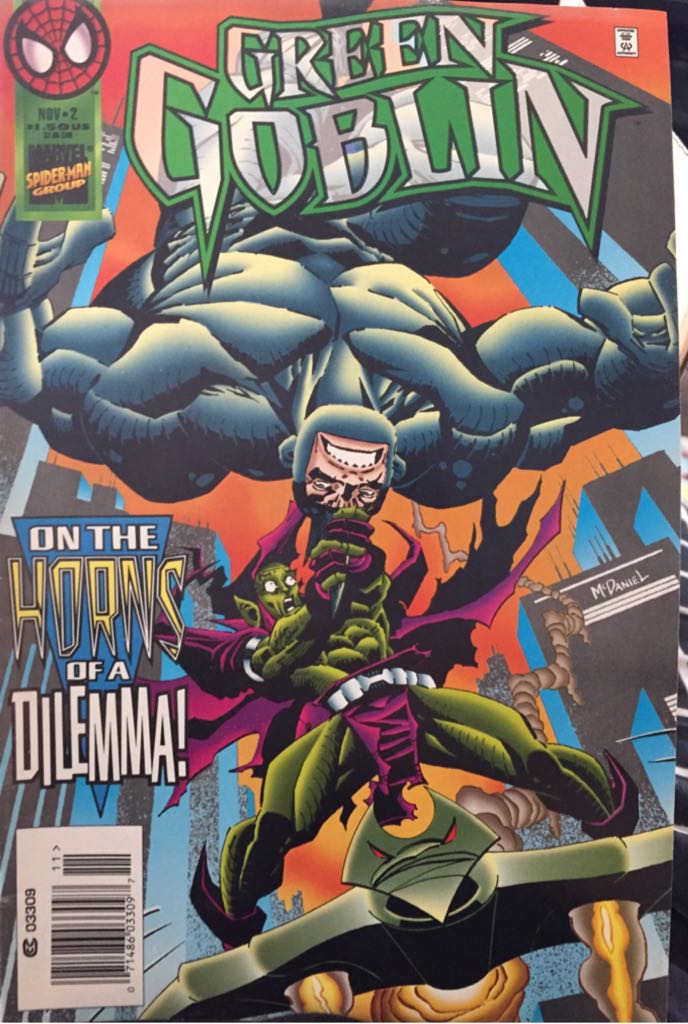 Green Goblin - Marvel (2 - Nov 1995) comic book collectible [Barcode 071486033097] - Main Image 1