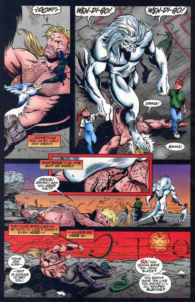 Blaze (Vol 1 | 1994) - Marvel (4 - Nov 1994) comic book collectible [Barcode 759606040438] - Main Image 3