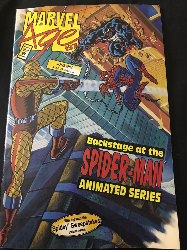 Marvel Age - Marvel Comics (137 - Jun 1994) comic book collectible [Barcode 75960602043013711] - Main Image 2