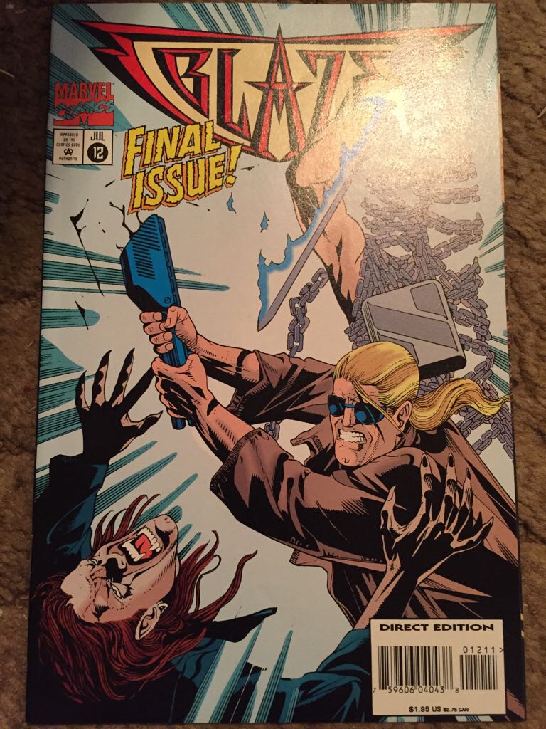 Blaze - Marvel Comics (12 - Jul 1995) comic book collectible [Barcode 759606027200] - Main Image 1