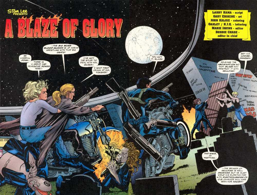 Blaze - Marvel Comics (12 - Jul 1995) comic book collectible [Barcode 759606027200] - Main Image 3