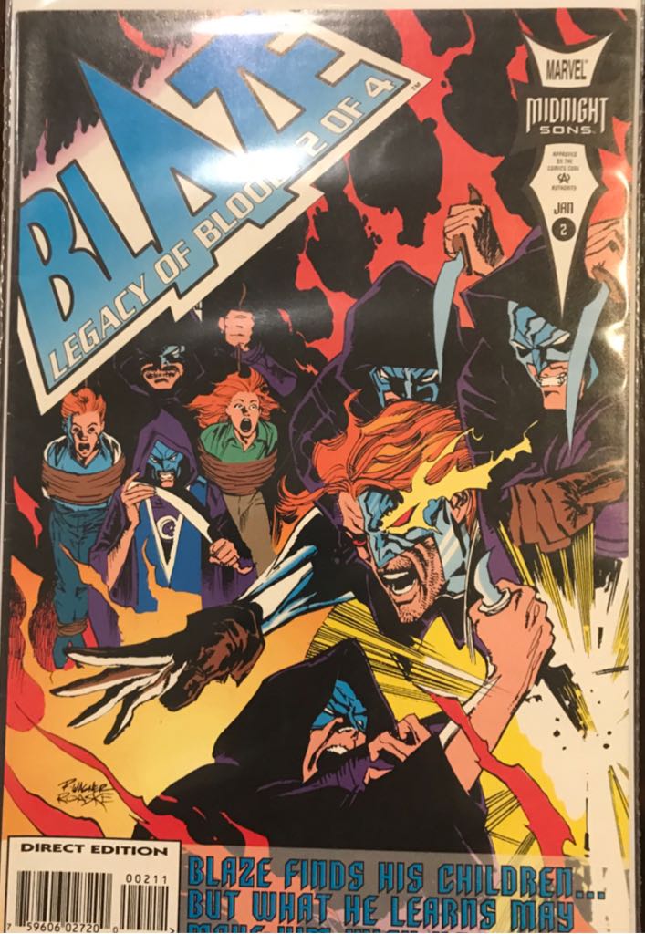 Blaze: Legacy of Blood - SERIES (2 - Jan 1994) comic book collectible [Barcode 75960602720000211] - Main Image 1
