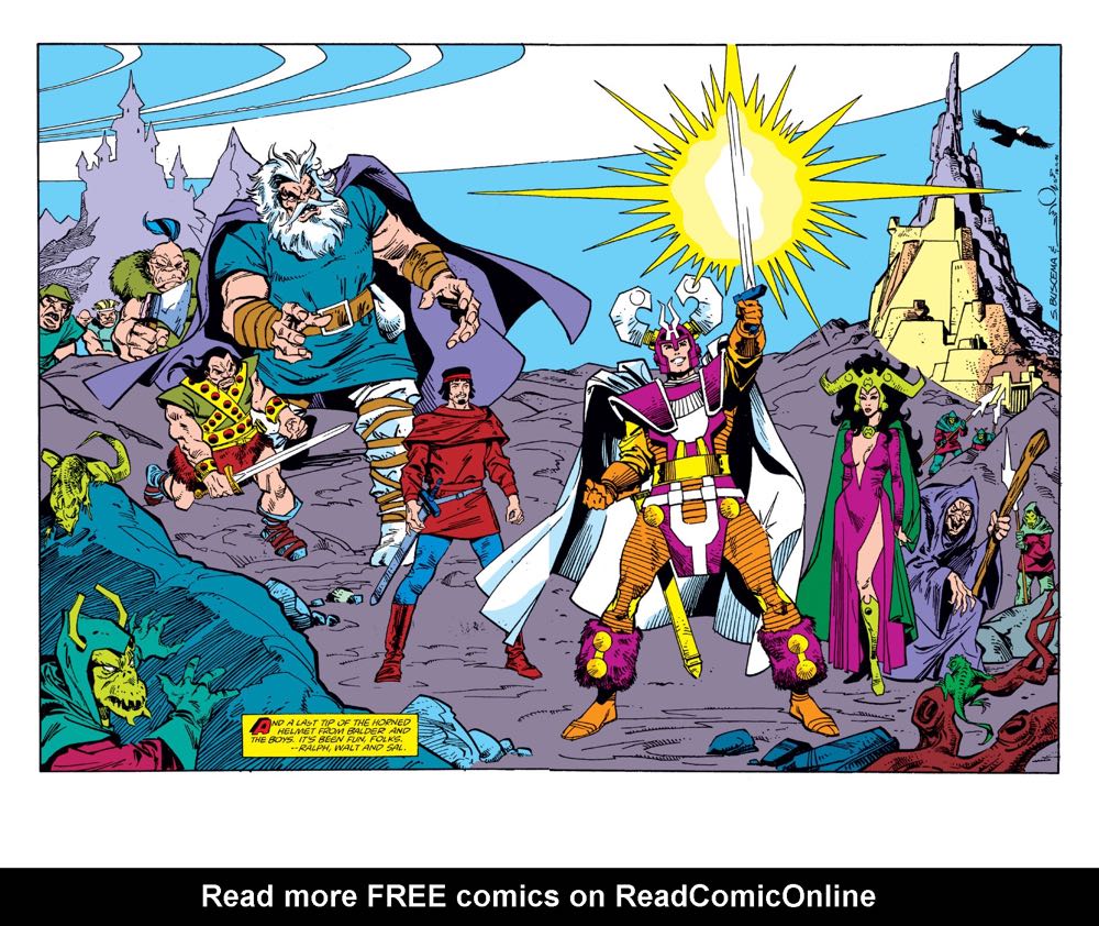 Balder the Brave - Marvel (4 - May 1986) comic book collectible [Barcode 071486025368] - Main Image 4