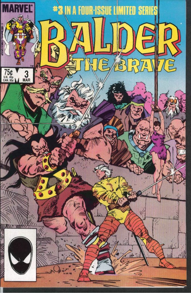 Balder The Brave - Marvel (3 - Mar 1986) comic book collectible [Barcode 071486025368] - Main Image 1