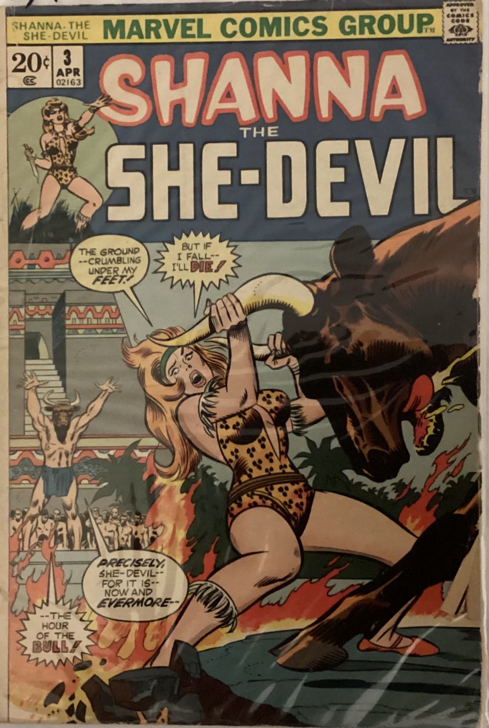 Shanna The She-Devil (1973) - Marvel Comics (3 - Apr 1972) comic book collectible [Barcode 759606054022] - Main Image 2