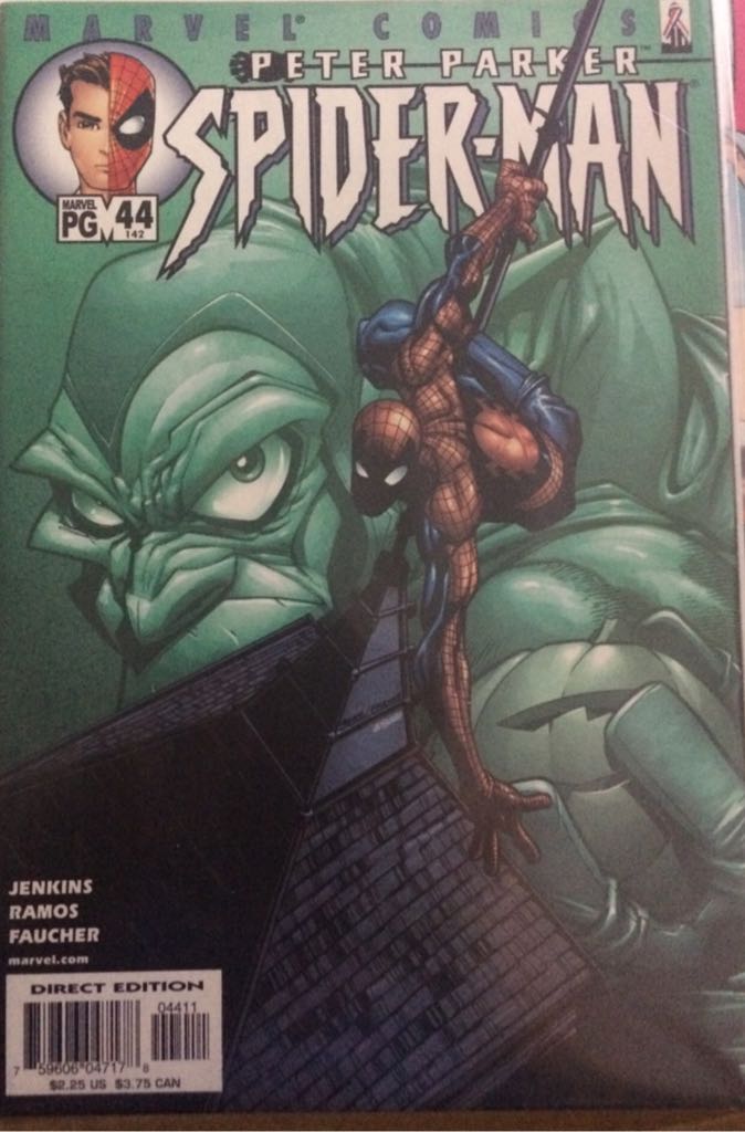 Peter Parker Spider-Man - Marvel (44 - Aug 2002) comic book collectible [Barcode 759606013210] - Main Image 1