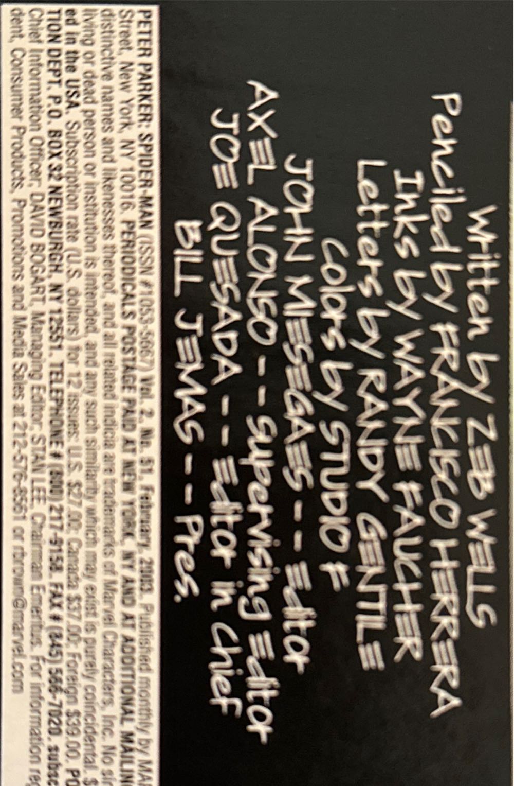Peter Parker Spider-Man 51 149 - Peter Parker Spider-Man* (51 - Feb 2003) comic book collectible [Barcode 75960604717805111] - Main Image 4