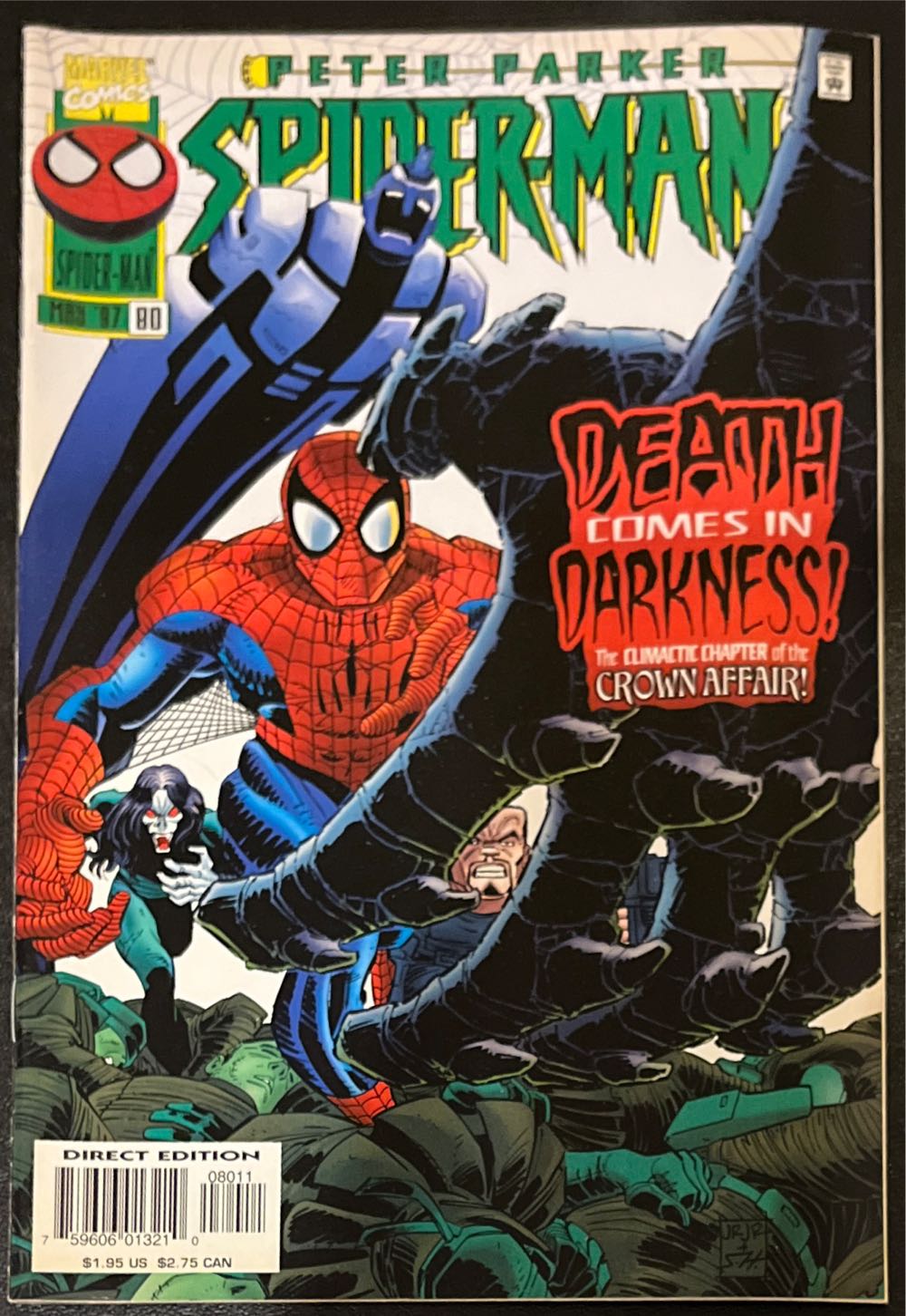 Peter Parker Spider-Man - Marvel Comics (80 - May 1997) comic book collectible [Barcode 75960601321008011] - Main Image 2