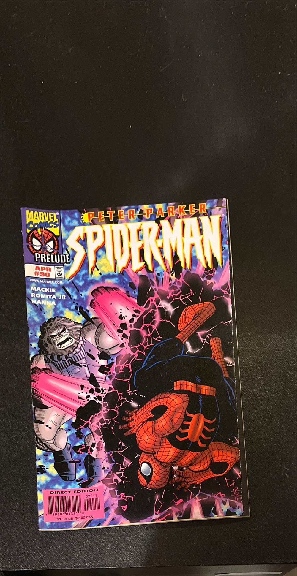 Peter Parker: Spider-Man - Marvel Comics (90 - Apr 1998) comic book collectible [Barcode 75960601321009011] - Main Image 2