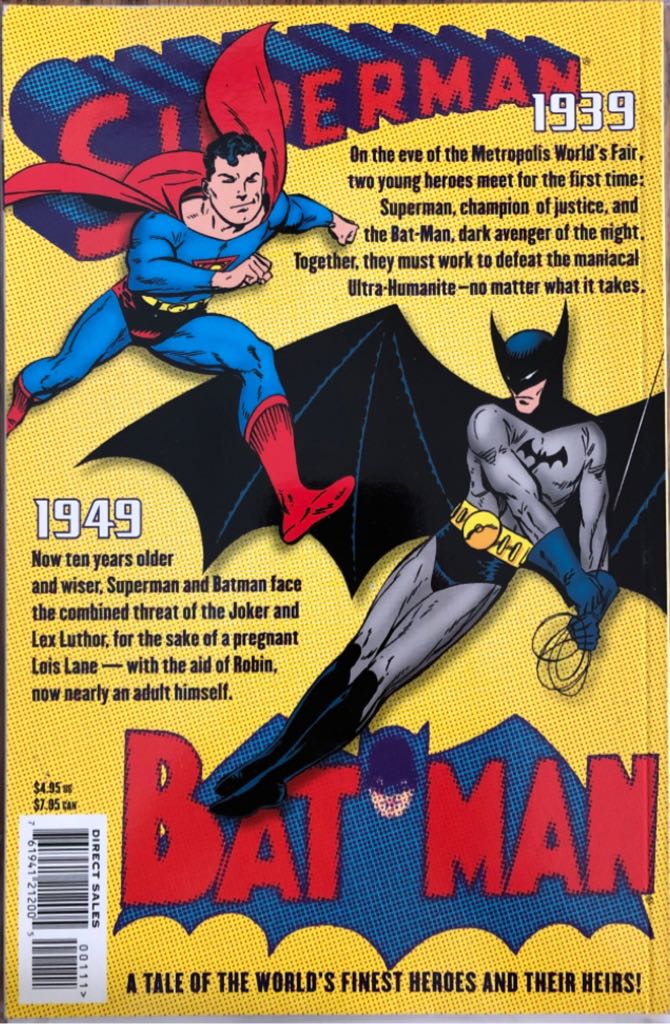 Superman and Batman: Generations - DC Comics (1 - Jan 1999) comic book collectible [Barcode 761941212005] - Main Image 2