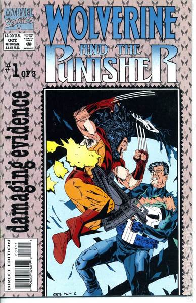 Wolverine and The Punisher: Damaging Evidence - Marvel Comics (1 - Oct 1993) comic book collectible [Barcode 759606026012] - Main Image 1