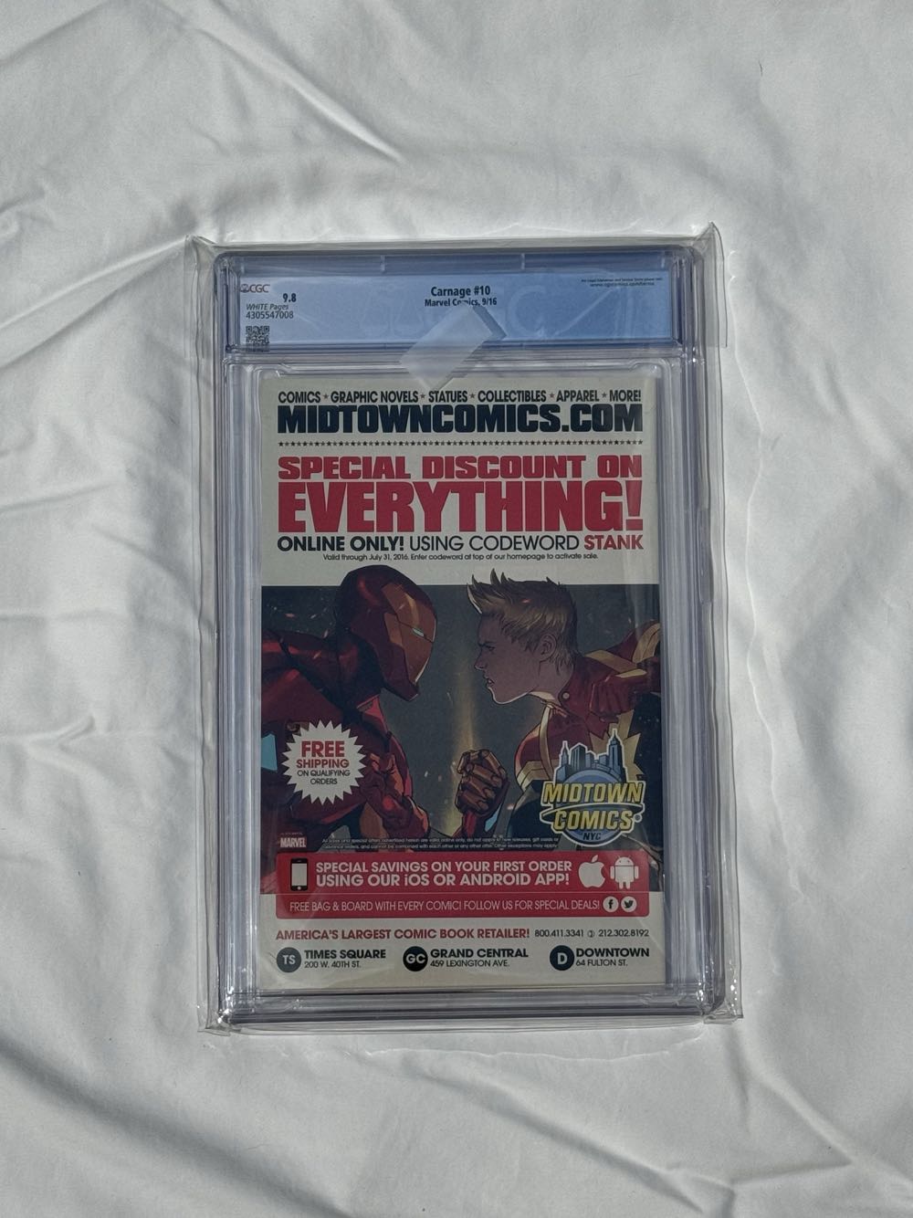 Carnage Vol 2 - Marvel Comics (10 - Sep 2016) comic book collectible [Barcode 75960608349701011] - Main Image 2