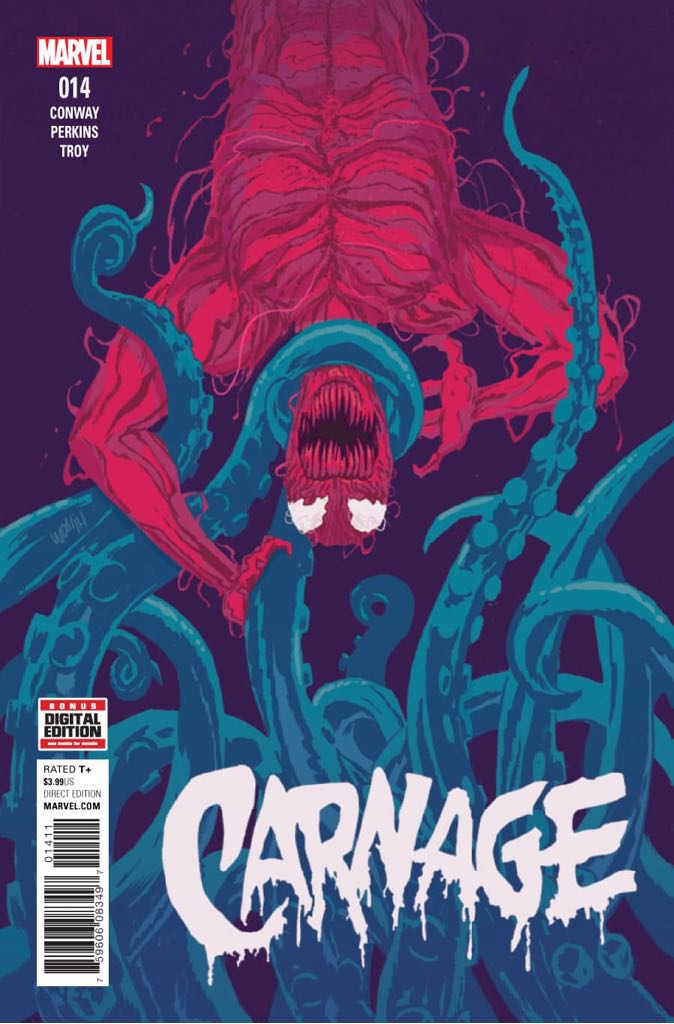 Carnage Vol 2 - Marvel (14 - Jan 2017) comic book collectible [Barcode 75960608349701411] - Main Image 1