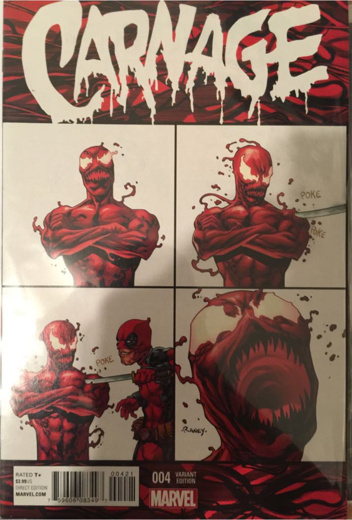 Carnage  (4) comic book collectible [Barcode 75960608349700421] - Main Image 1